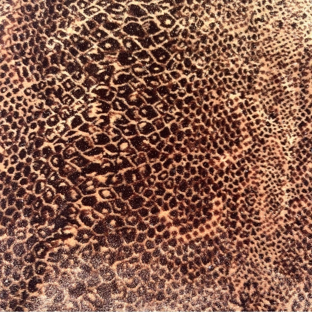 Vintage y2k early 2000s velvet snakeskin crop cami - Picture 3 of 4